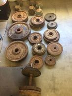 Image result for Vintage Olympic Weight Plates