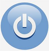 Image result for Blue Power Button