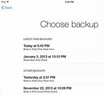 Image result for How to Back Up iPad