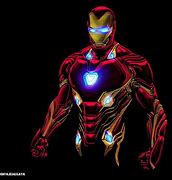 Image result for Iron Man Neon Minimal Wallpaper