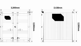 Image result for Container Size Chart