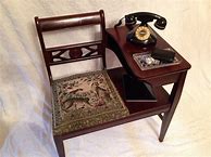 Image result for Old-Fashioned Telephone Stand