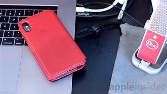 Image result for Apple Leather Folio (Product)RED for iPhone XR