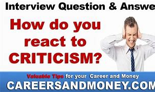 Image result for Best Way to Answer Critics