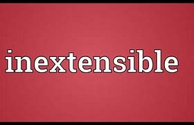Image result for inextensible
