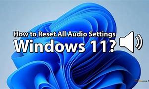 Image result for Reset Sound On Computer