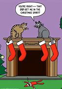 Image result for Cartoon Christmas Cat Jokes