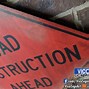 Image result for Road Constrution Ahead Sign