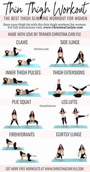 Image result for Best Thigh Slimming Exercises