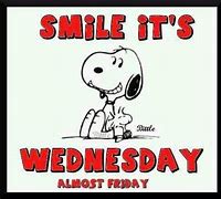 Image result for Happy Wednesday Snoopy Meme