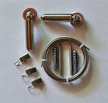 Image result for Curtain Clips and Wire