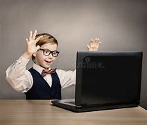 Image result for Kid Looking at Computer