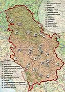 Image result for Mapa Srbije SA Kilometrazom