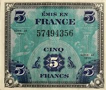 Image result for Cino Francs 5-Note