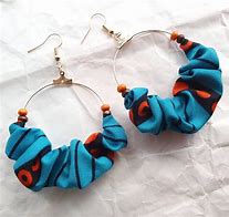 Image result for Fabric Earrings