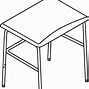 Image result for Desk Drawing Clip Art