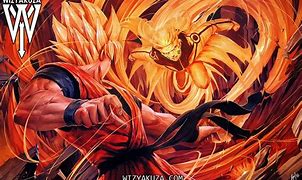 Image result for Super Saiyan Goku vs Naruto