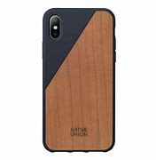 Image result for Blue Back Wood Case iPhone X