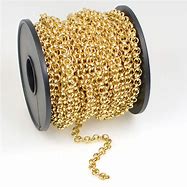 Image result for Gold Metal Chain Spool