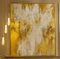 Image result for Abstract Painting with Gold Leaf