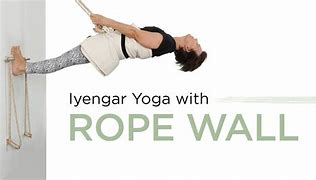 Image result for Rope Wall Yoga Poses