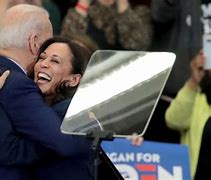 Image result for Kamala Harris Hugging Biden