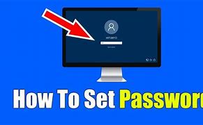 Image result for Setting Password On Computer