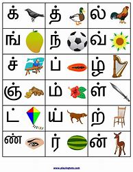 Image result for Tamil Alphabets for Kids