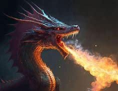 Image result for Rainbow Fire Dragon