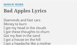Image result for All Bad Apple Lyrics