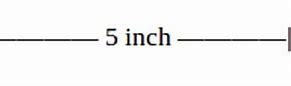 Image result for What Is 5 Inches