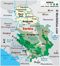 Image result for Mapa Srbija Putevi