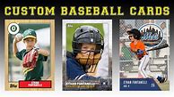 Image result for Custom Baseball Cards