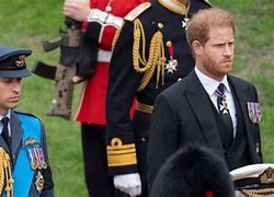 Image result for Prince William Sitting Away From Harry Funeral