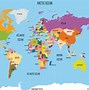 Image result for A Map Showing the Continents