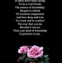 Image result for Rose Friend Poem