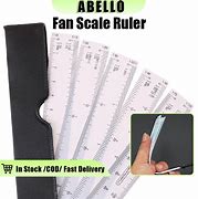 Image result for Fan Scale Ruler