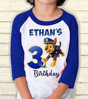 Image result for PAW Patrol Birthday Shirts for Boys