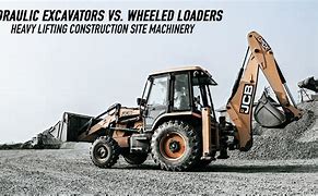 Image result for Excavator Wheel Loader Combo