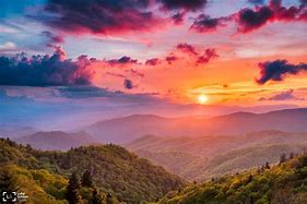 Image result for Mountin in Sunset