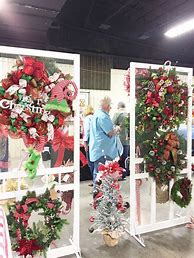 Image result for Craft Show Wreath Display Ideas