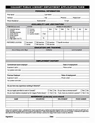 Image result for CA Job Application Template