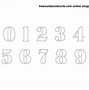 Image result for 4 Block Number Stencils