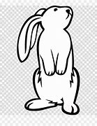 Image result for Easter Bunny Clip Art Black and White