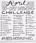 Image result for 30-Day Drawing Challenge for Beginners Printable