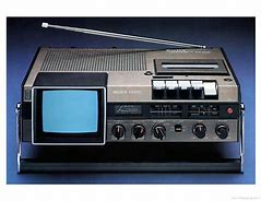 Image result for Portable TV Radio