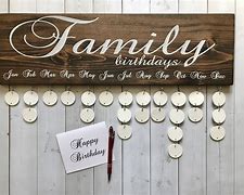 Image result for Wall Hanging Birthday Calendar