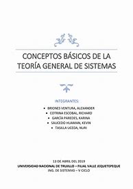 Image result for Teoría General De Sistemas Aplicado En Computacion