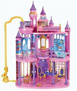Image result for Dolls House Castle Pink