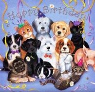 Image result for Happy Birthday Dogs and Cats